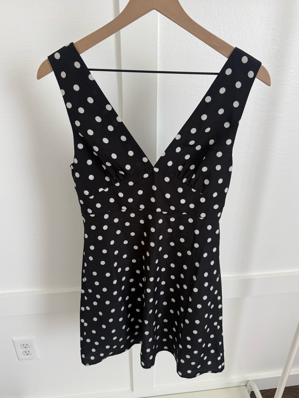 Ciao Lucia Manolo Mini Dress Black Polka Dots